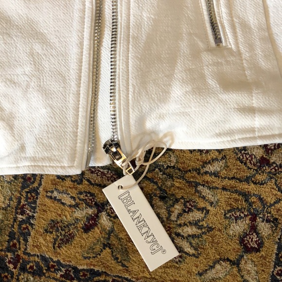 NWT BlankNYC white bomber jacket - Picture 2 of 10